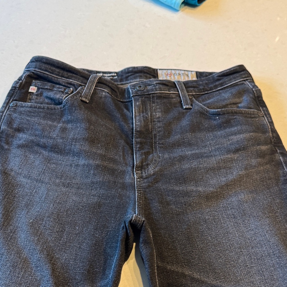 AG Adriano Goldschmied Dark Wash High Rise Jeans